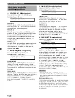 Предварительный просмотр 136 страницы Yamaha DSP-E800 Owner'S Manual