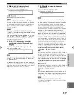 Предварительный просмотр 209 страницы Yamaha DSP-E800 Owner'S Manual