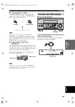 Preview for 41 page of Yamaha DSP-Z9 Owner'S Manual