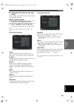 Preview for 47 page of Yamaha DSP-Z9 Owner'S Manual