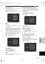 Preview for 65 page of Yamaha DSP-Z9 Owner'S Manual