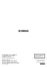 Предварительный просмотр 22 страницы Yamaha DSR SERIES Owner'S Manual