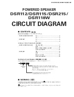 Предварительный просмотр 112 страницы Yamaha DSR112 Service Manual