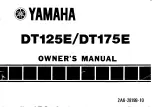 Yamaha DT125E 1977 Owner'S Manual preview