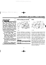 Предварительный просмотр 23 страницы Yamaha DT125R 2004 Owner'S Manual