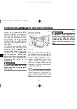 Предварительный просмотр 32 страницы Yamaha DT125R 2004 Owner'S Manual