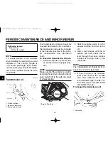 Предварительный просмотр 38 страницы Yamaha DT125R 2004 Owner'S Manual