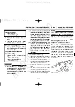 Предварительный просмотр 41 страницы Yamaha DT125R 2004 Owner'S Manual