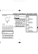 Предварительный просмотр 45 страницы Yamaha DT125R 2004 Owner'S Manual