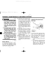 Предварительный просмотр 46 страницы Yamaha DT125R 2004 Owner'S Manual