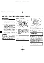 Предварительный просмотр 58 страницы Yamaha DT125R 2004 Owner'S Manual