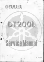 Предварительный просмотр 1 страницы Yamaha DT200L 1984-1988 Service Manual