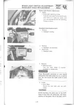 Предварительный просмотр 49 страницы Yamaha DT200L 1984-1988 Service Manual