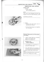 Предварительный просмотр 69 страницы Yamaha DT200L 1984-1988 Service Manual