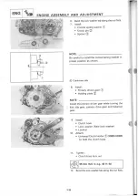 Предварительный просмотр 90 страницы Yamaha DT200L 1984-1988 Service Manual