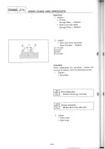 Предварительный просмотр 172 страницы Yamaha DT200L 1984-1988 Service Manual