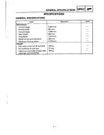 Предварительный просмотр 21 страницы Yamaha DT230 4TP3-AE1 Service Manual