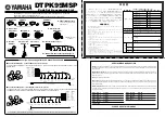 Preview for 1 page of Yamaha DTPK95MSP Accessories List