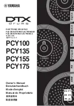 Preview for 1 page of Yamaha DTX Drums PCY175 Owner'S Manual