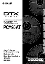 Preview for 1 page of Yamaha DTX PCY95AT Owner'S Manual