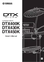 Preview for 1 page of Yamaha DTX400K Owner'S Manual