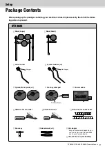 Предварительный просмотр 11 страницы Yamaha DTX402K Owner'S Manual