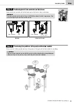 Предварительный просмотр 21 страницы Yamaha DTX402K Owner'S Manual