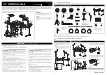 Preview for 1 page of Yamaha DTX8K-X Assembly Manual