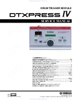 Yamaha DTXPRESS IV Service Manual preview