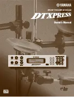 Yamaha DTXPRESS Owner'S Manual preview