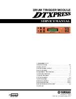 Preview for 1 page of Yamaha DTXPRESS Service Manual