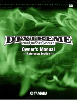 Yamaha DTXTREME Reference Manual preview