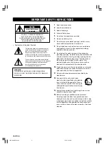 Preview for 2 page of Yamaha DV-C6280 Owner'S Manual