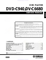 Yamaha DV-C6680 Service Manual предпросмотр