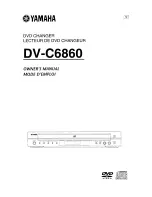 Yamaha DV-C6860 - DVD Changer Owner'S Manual preview