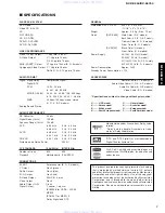 Предварительный просмотр 7 страницы Yamaha DV-S5750 Service Manual