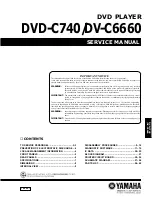 Yamaha DVD-C740 Service Manual предпросмотр