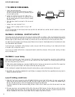 Preview for 2 page of Yamaha DVD-C740 Service Manual