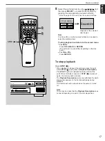 Предварительный просмотр 21 страницы Yamaha DVD-C900 Owner'S Manual