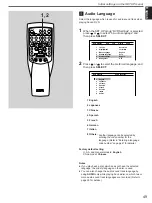 Предварительный просмотр 53 страницы Yamaha DVD-C900 Owner'S Manual