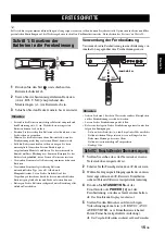 Preview for 110 page of Yamaha DVD-S1800 Owner'S Manual