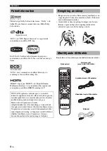 Preview for 145 page of Yamaha DVD-S1800 Owner'S Manual