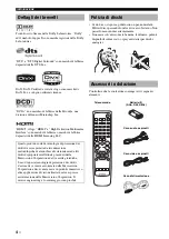 Preview for 191 page of Yamaha DVD-S1800 Owner'S Manual