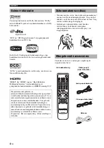 Preview for 283 page of Yamaha DVD-S1800 Owner'S Manual