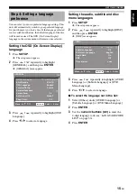 Предварительный просмотр 19 страницы Yamaha DVD-S2700 Owner'S Manual