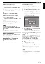 Предварительный просмотр 31 страницы Yamaha DVD-S2700 Owner'S Manual