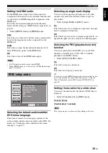 Предварительный просмотр 39 страницы Yamaha DVD-S2700 Owner'S Manual