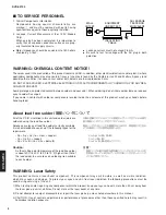 Preview for 2 page of Yamaha DVD-S2700 Service Manual