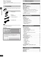 Preview for 2 page of Yamaha DVD-S796 Operating Instructions Manual