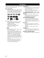 Предварительный просмотр 4 страницы Yamaha DVR-1000 Owner'S Manual